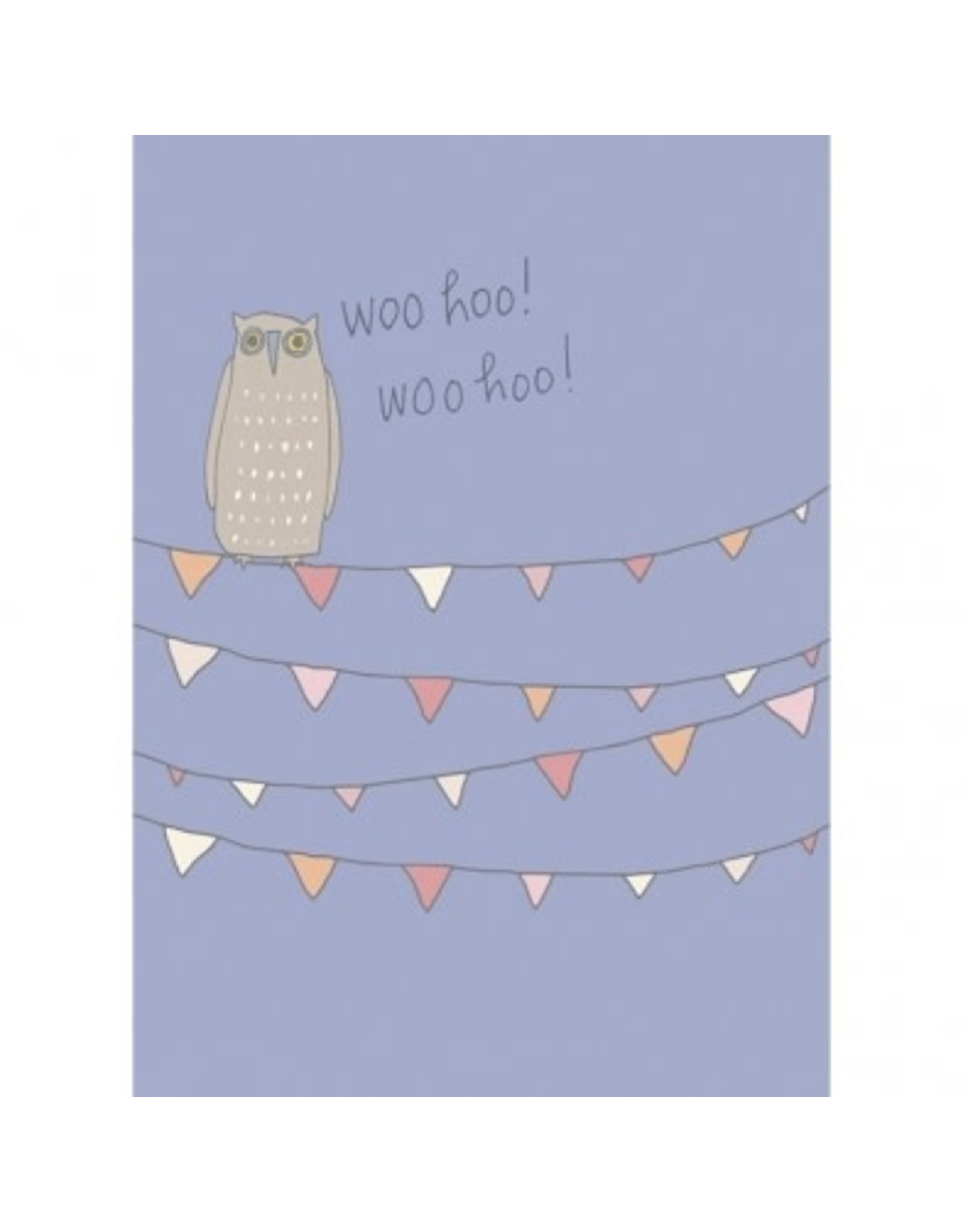 Tree Free Greetings Woo Hoo Owl Greeting Card