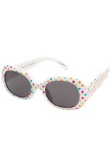 Elegant Baby White Dot Sunglasses w/ Case