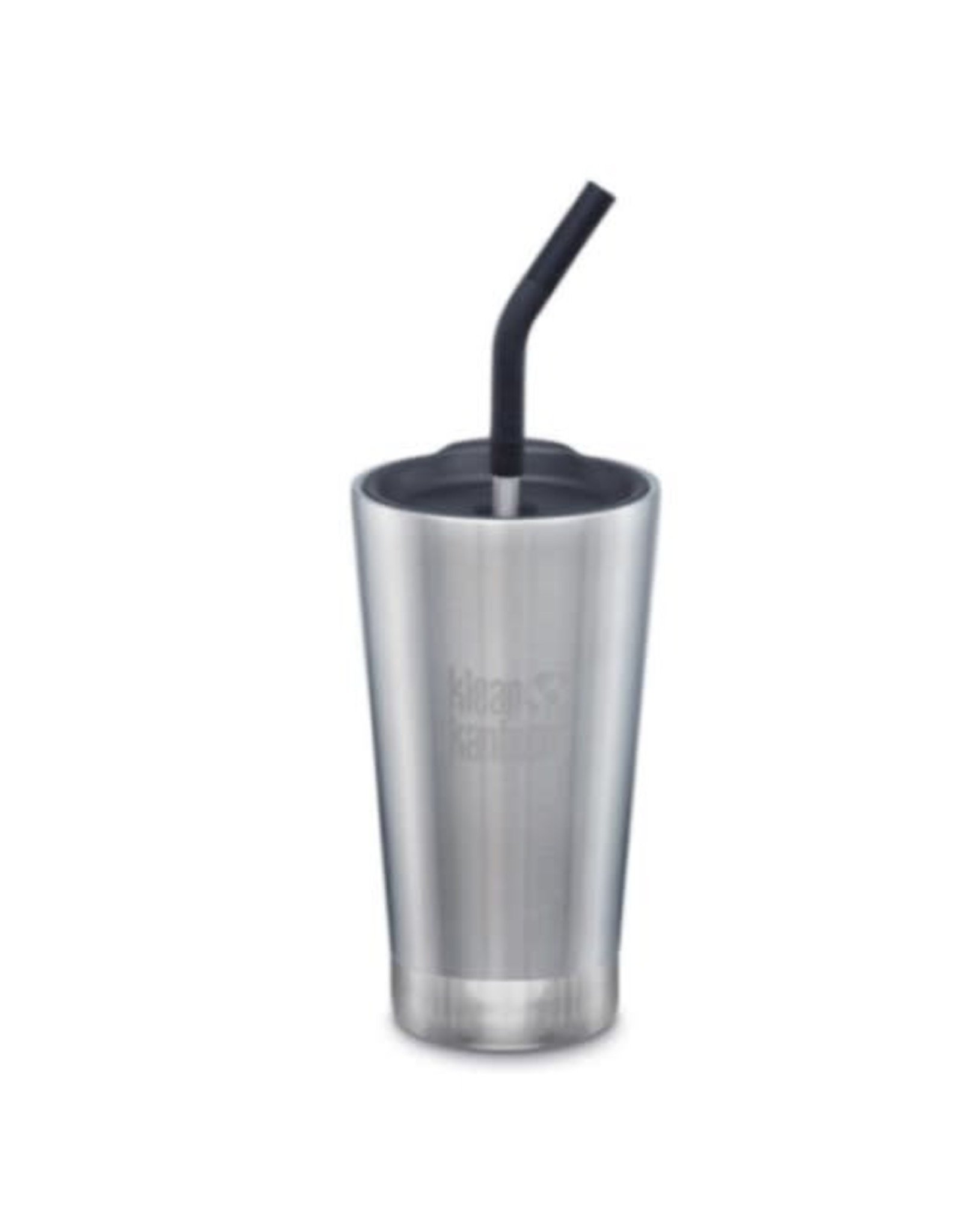 Klean Kanteen Insulated Tumbler 16oz w/ Straw - Brushed Stainless