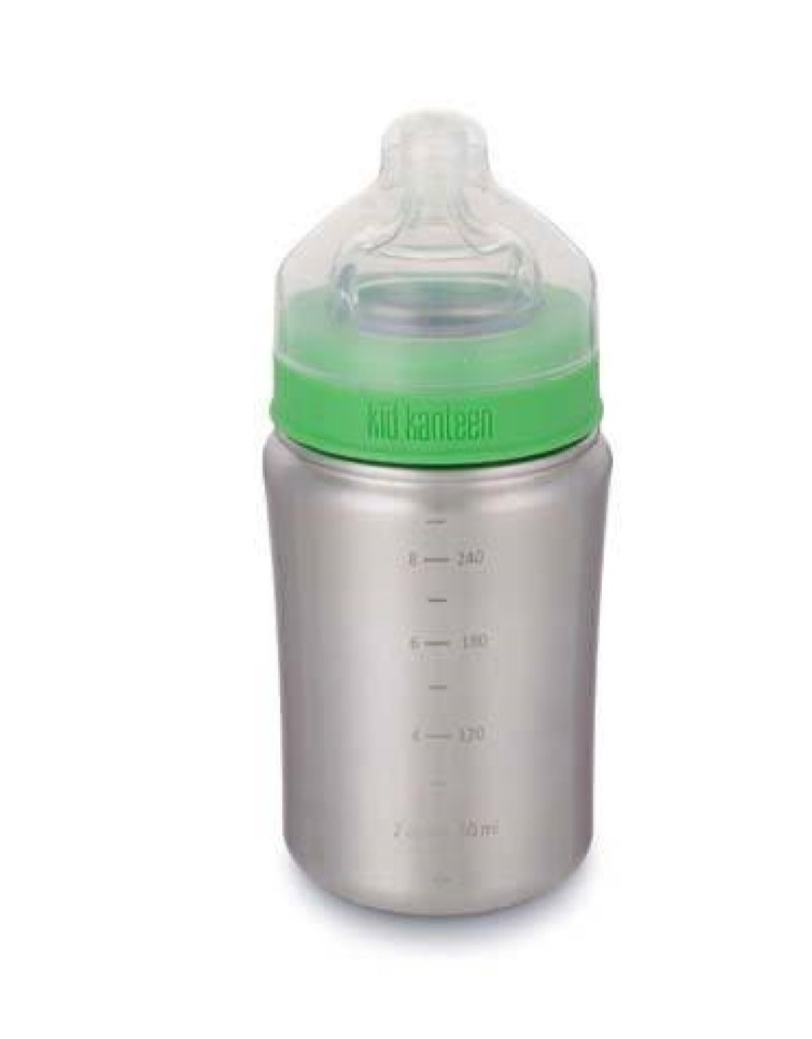Klean Kanteen Baby Bottle 9oz Medium Flow - Brushed Stainless