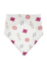 Kickee Pants Print Bandana Bib in Natural Gem