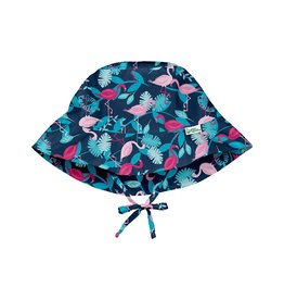 i play Sun Protection Bucket Hat - Navy Flamingos