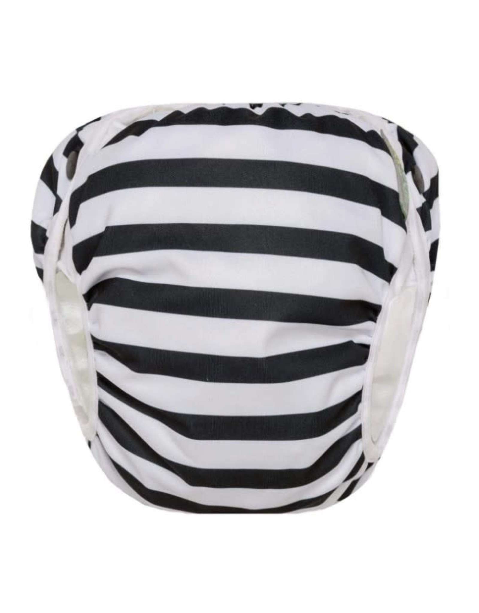 Swim Diaper in Oynx Stripe Size 3 (25-50 lbs)