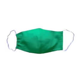 Green Face Mask - Ages 9-12 - Reusable 100% Cotton