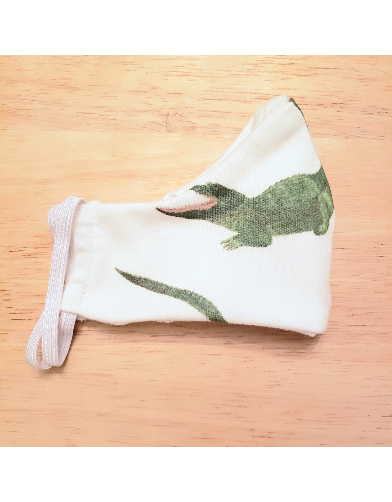 Alligators Face Mask with Filter Pocket - Ages 2t-5t