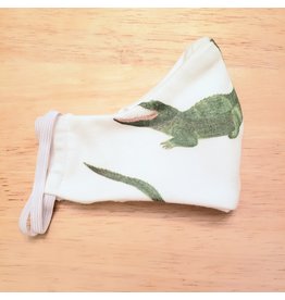 Alligators Face Mask with Filter Pocket - Ages 2t-5t