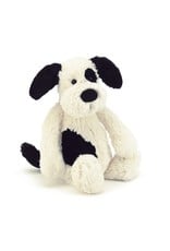 Jellycat Bashful Black and Cream Puppy Small