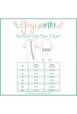 Gigi and Max Cupid Heart Ruffle Coverall with Zipper