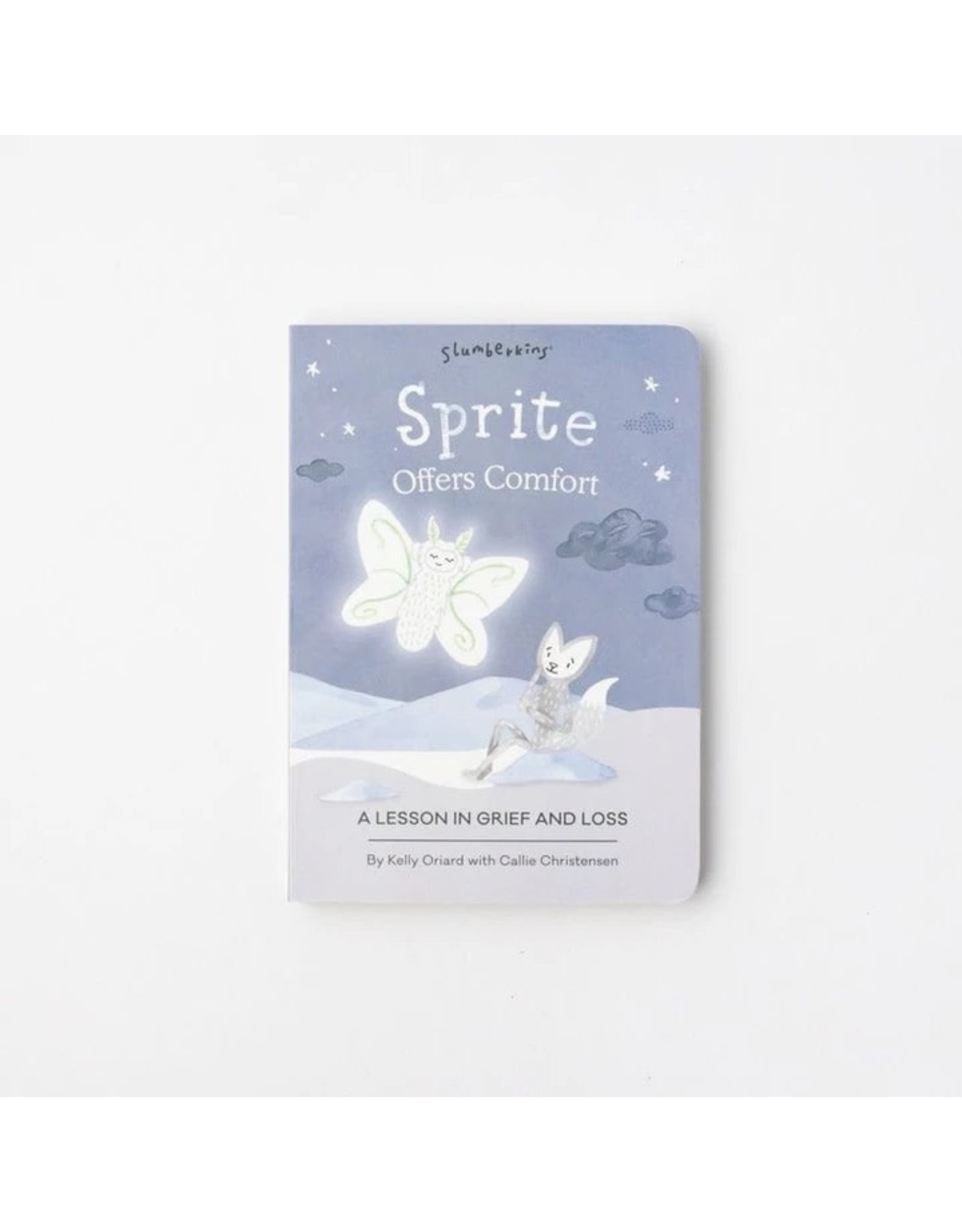 Slumberkins Ivory Sprite Kin - Grief & Loss Board Book & Affirmation Card