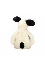 Jellycat Bashful Black and Cream Puppy Small