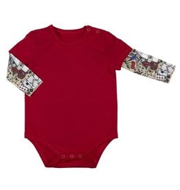 Tattoo Snapshirt Red Classic Ink Size 6-12 months