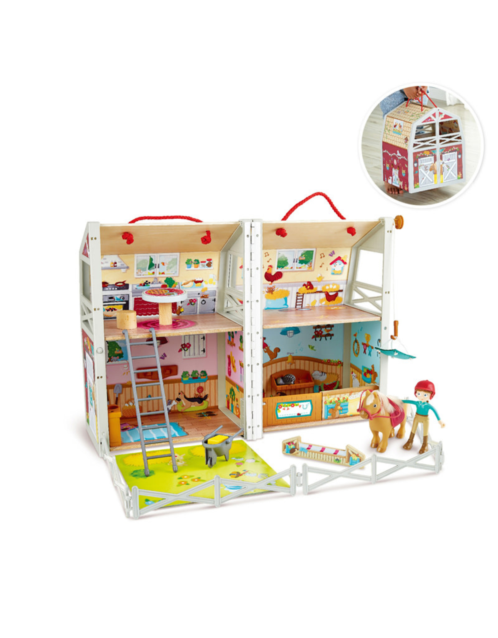 Hape Pony Club Ranch Playset