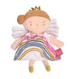 Tikiri Organic Fairy with Brown Hair in Rainbow Dress