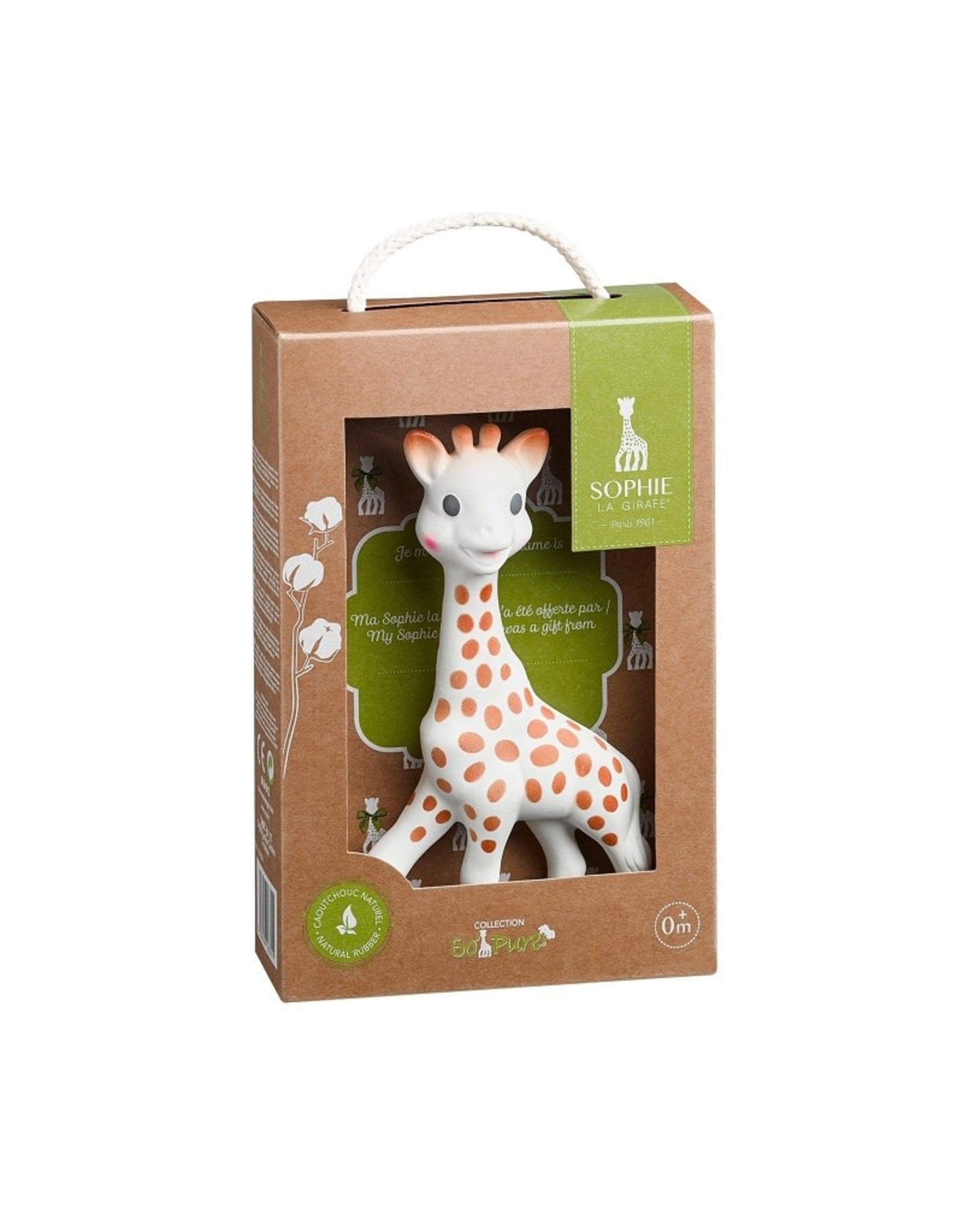 Sophie The Giraffe Baby Toy Rubber Teether Ring Gift Set Brand New