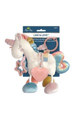 Itzy Ritzy Link & Love™ Unicorn Activity Plush with Teether Toy