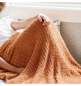 Saranoni Ginger Bamboni Ribbed Mini Blanket