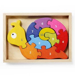 Begin Again Number Snail Puzzle