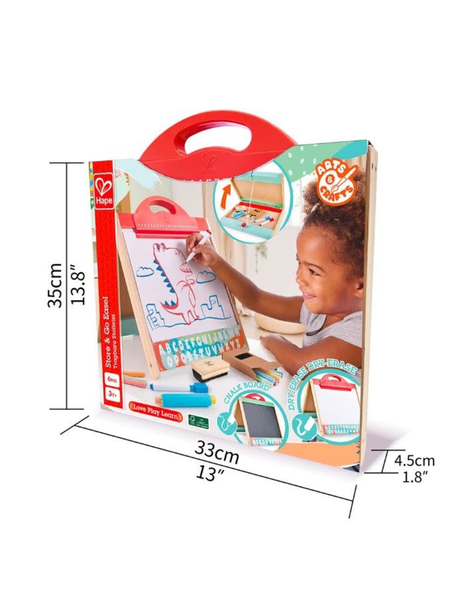 Hape Store & Go Easel