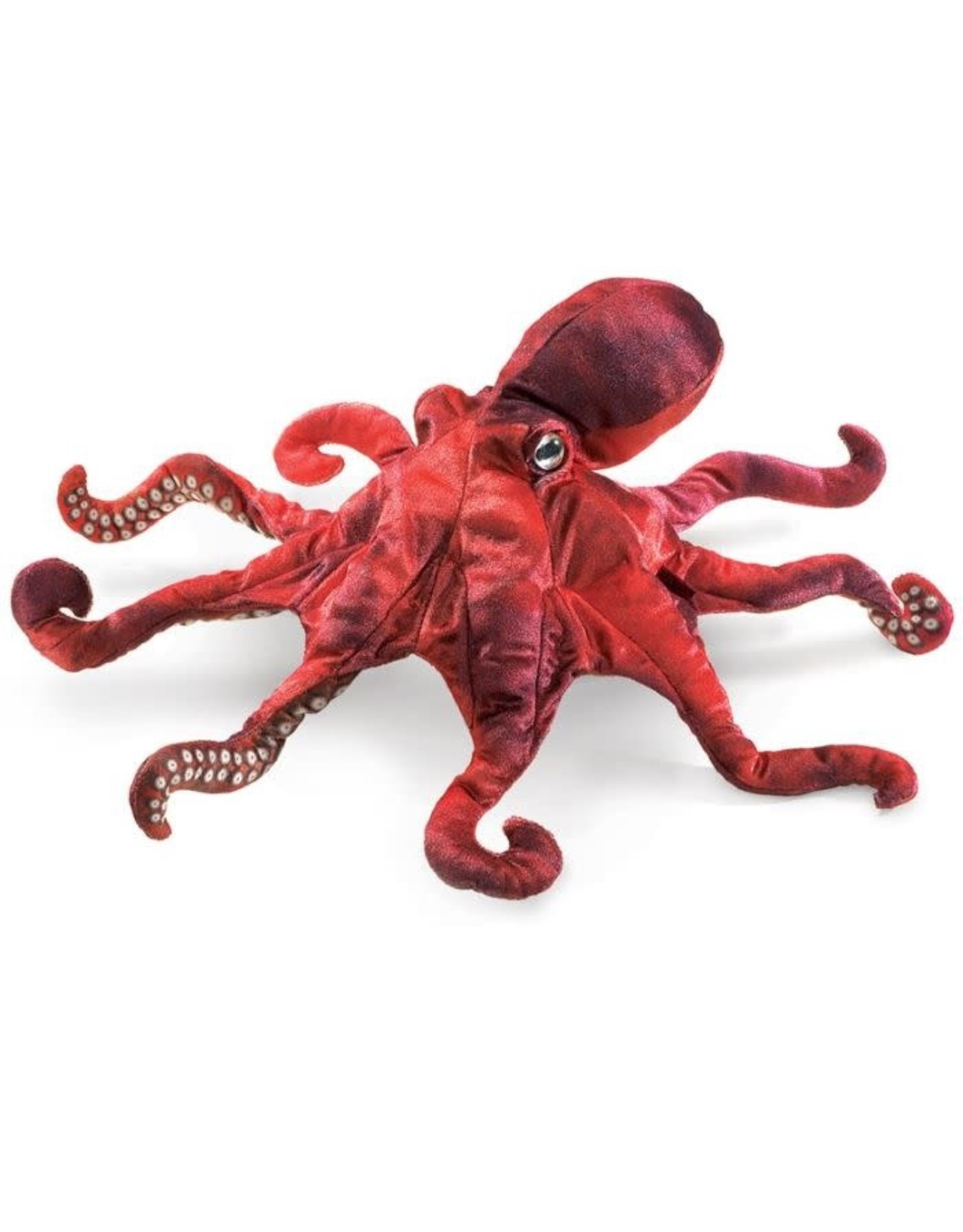 Folkmanis Red Octopus Hand Puppet