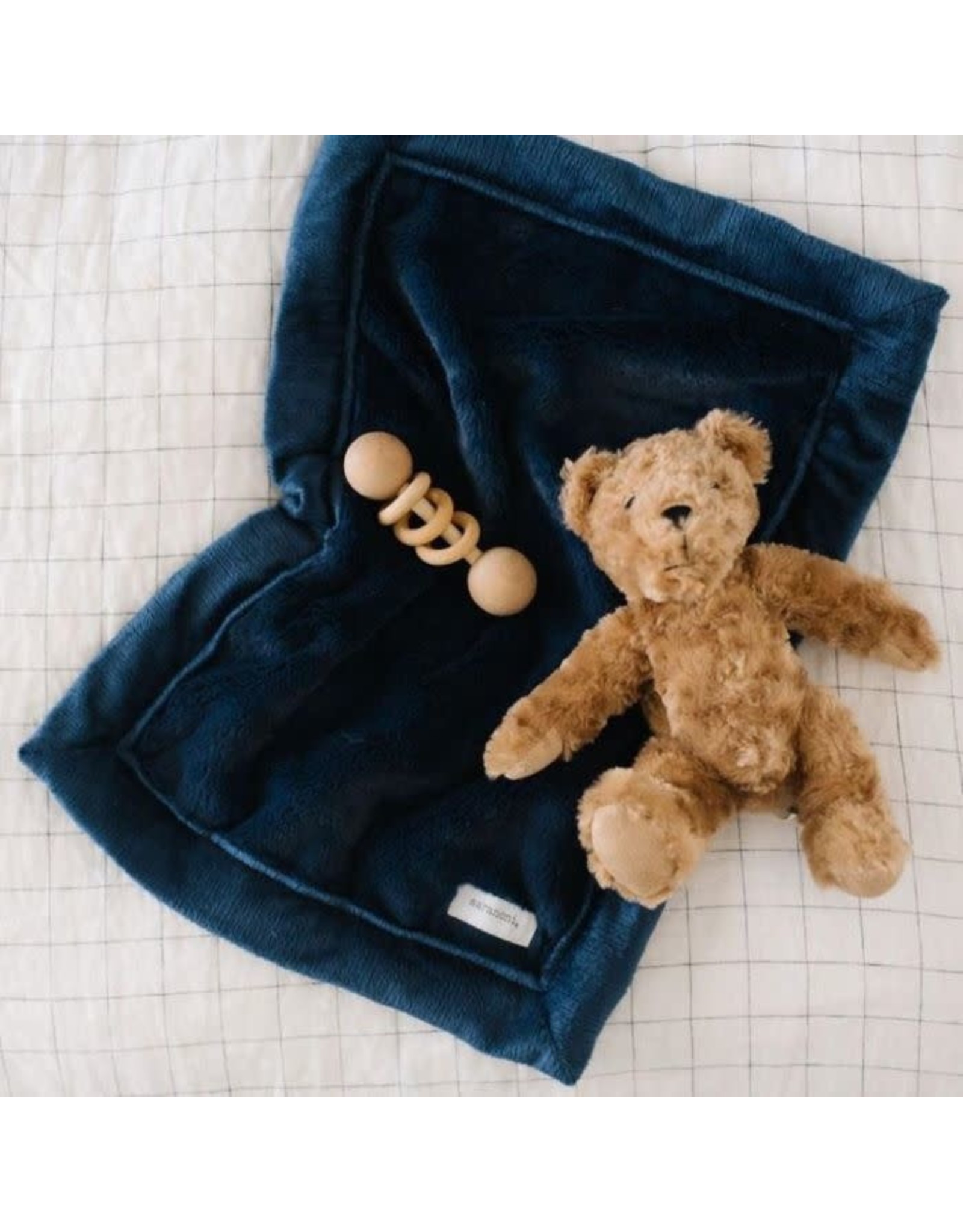 Saranoni Navy Lush Mini Blanket