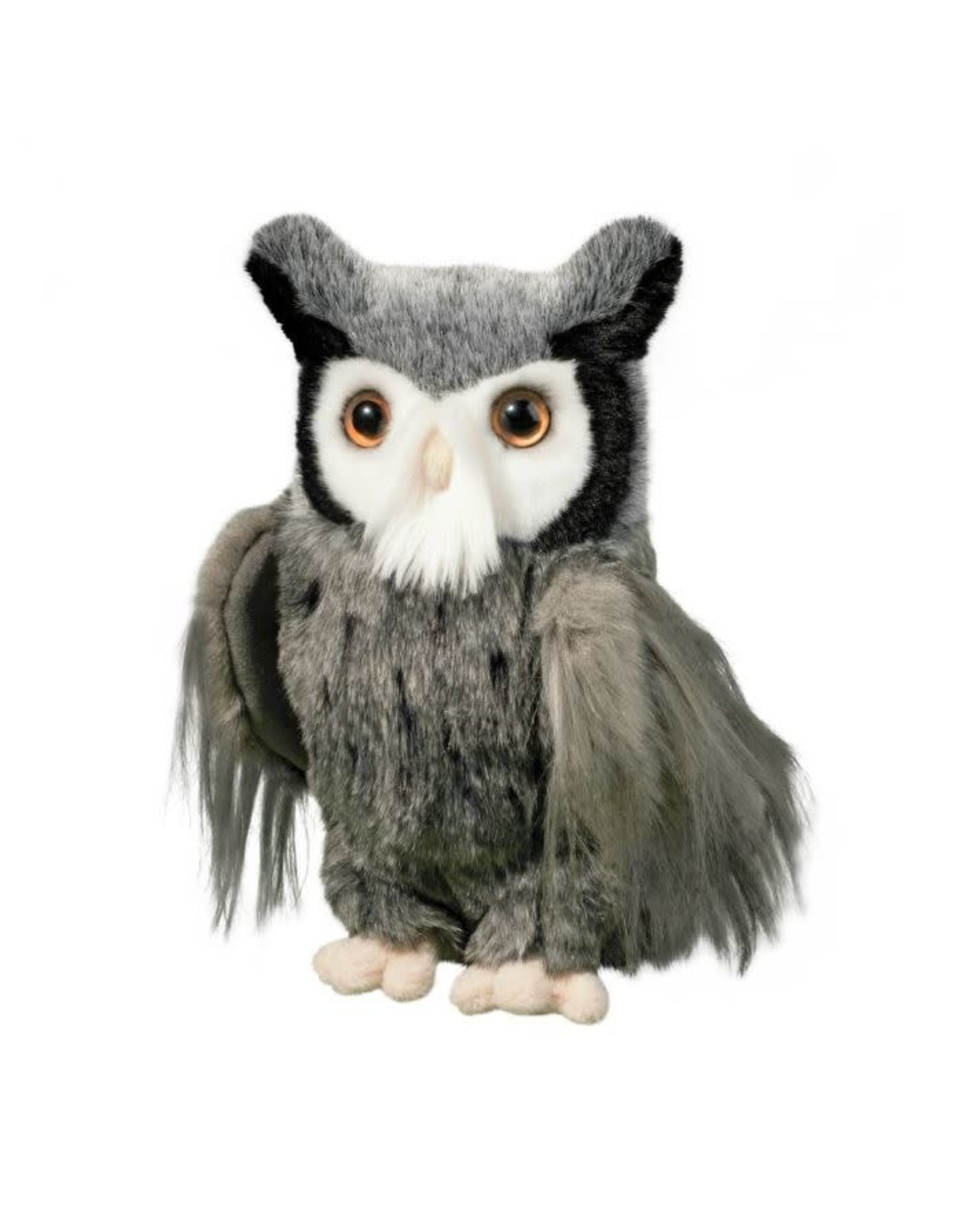 Douglas Toys Samuel Grey Great Horned Owl