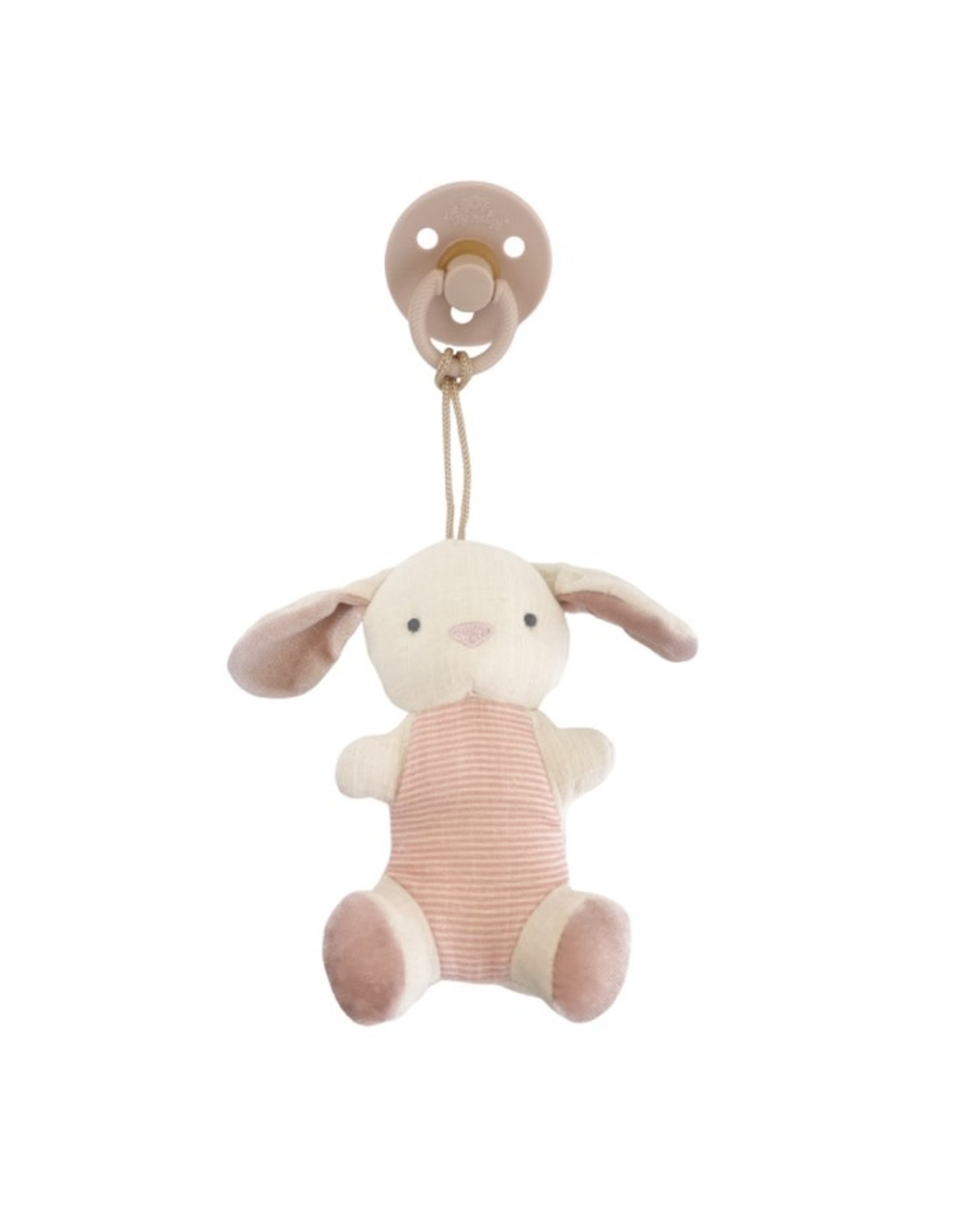 Itzy Ritzy Bitzy Pal Bunny Natural Rubber Pacifier & Stuffed Animal