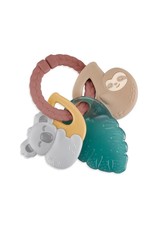 Itzy Ritzy Tropical Itzy Keys™ Textured Ring with Teether + Rattle