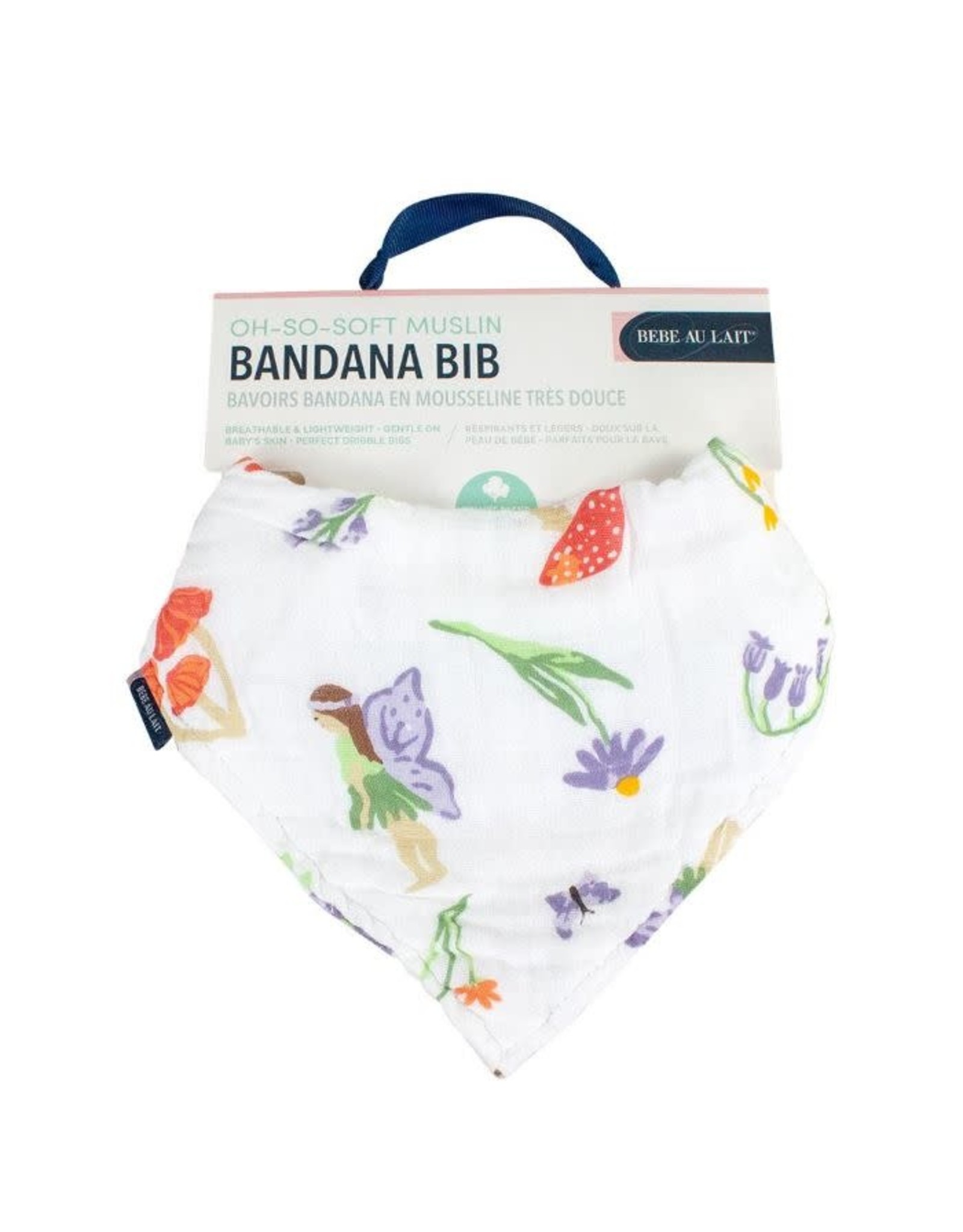 Bebe Au Lait Woodland Fairy Oh So Soft Muslin Bandana Bib