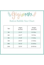Gigi and Max Isla Button Bubble Romper 0-3 months