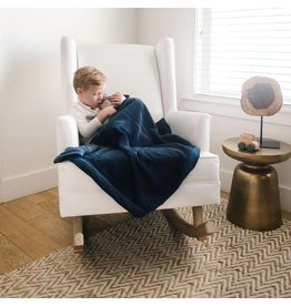 Saranoni Navy Lush Receiving Blanket