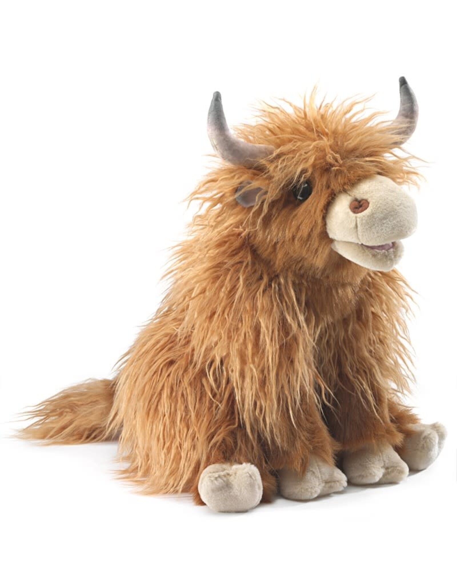 Folkmanis Highland Cow Hand Puppet