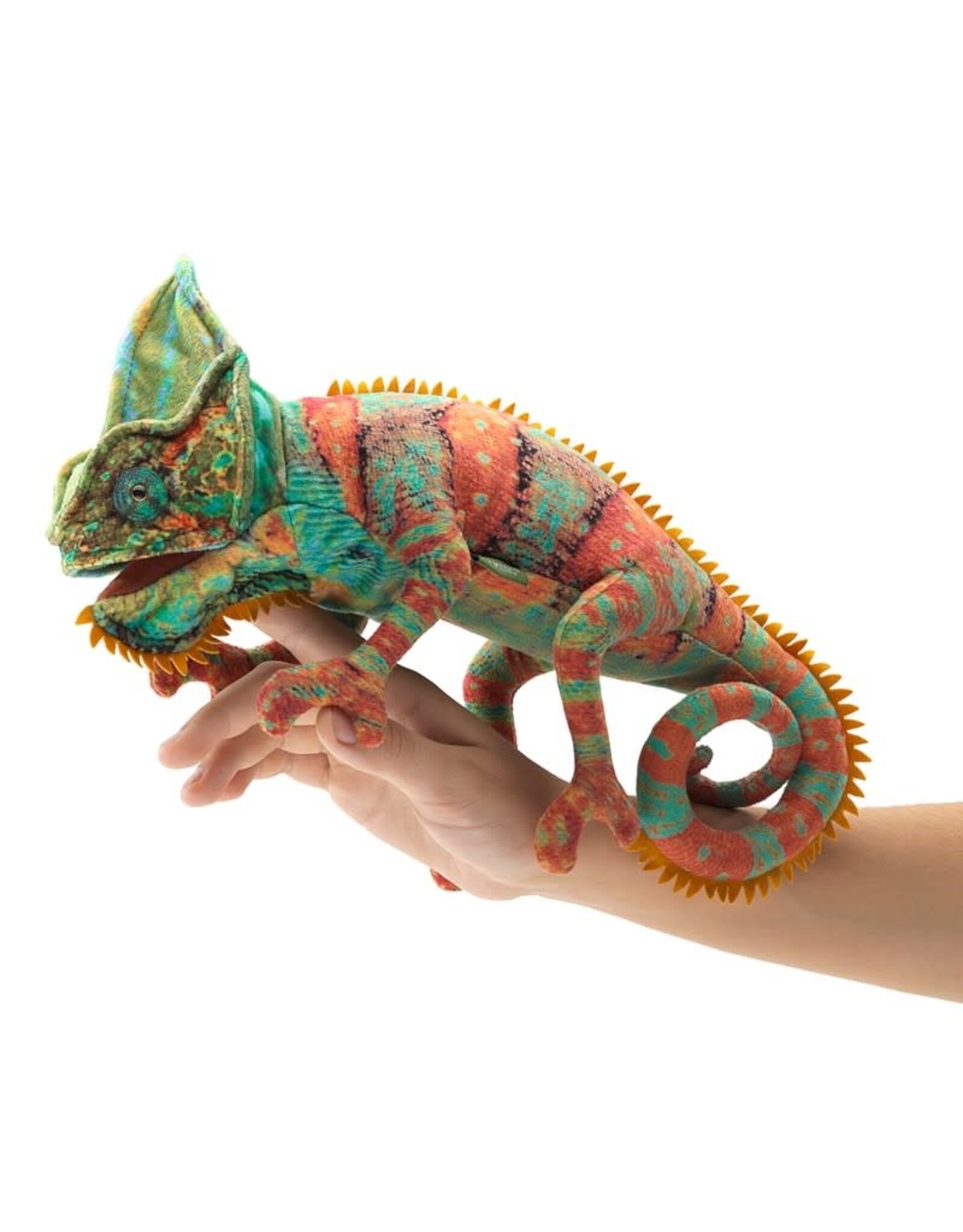 Folkmanis Small Finger Puppet Chameleon