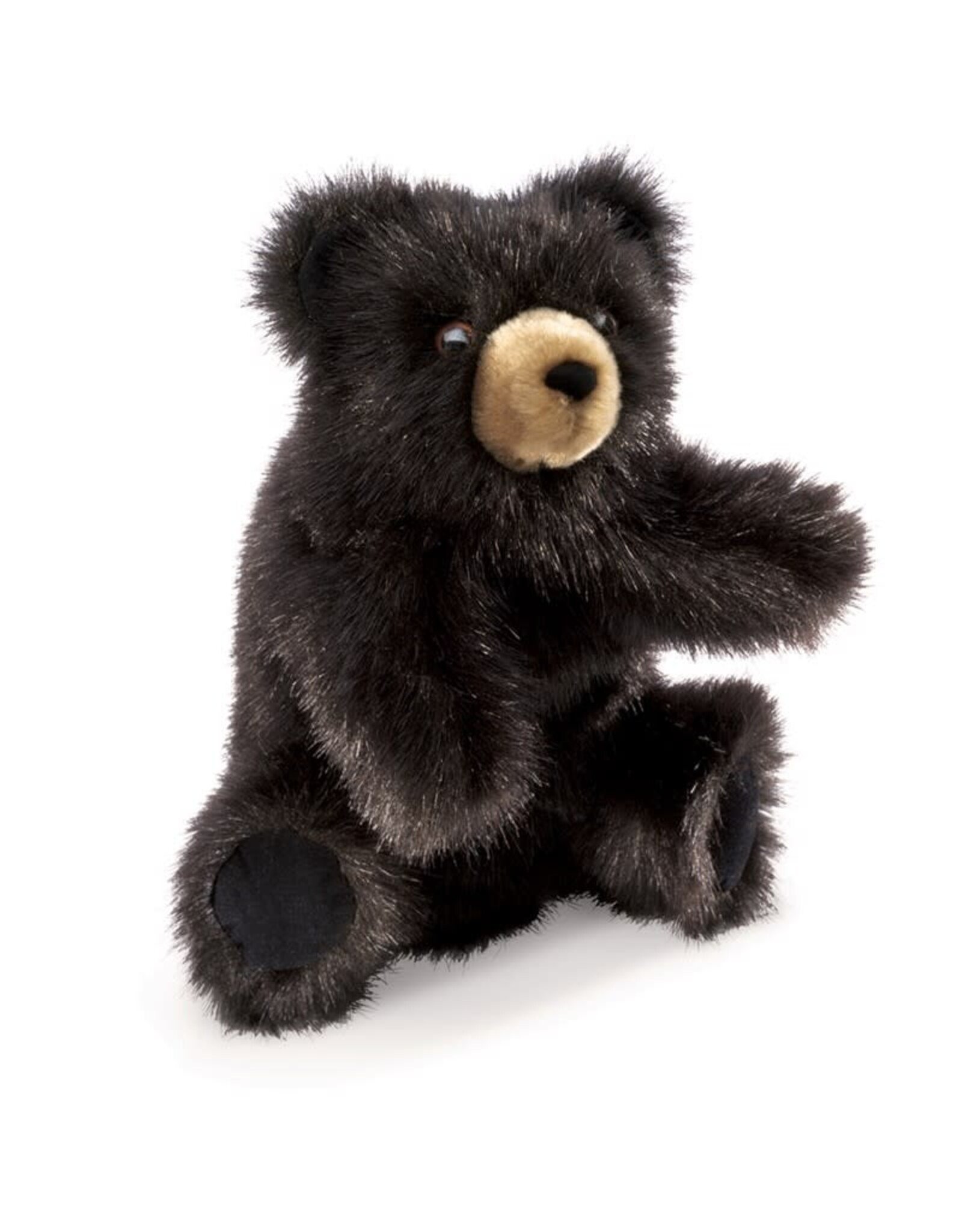 Folkmanis Baby Black Bear Hand Puppet