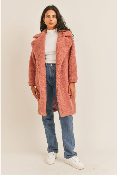 Up From The Skies Coat DUSTY PINK