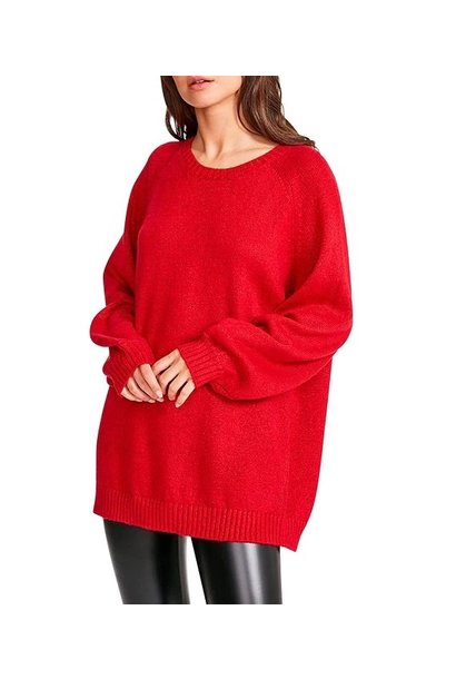 Knits Real Sweater RED