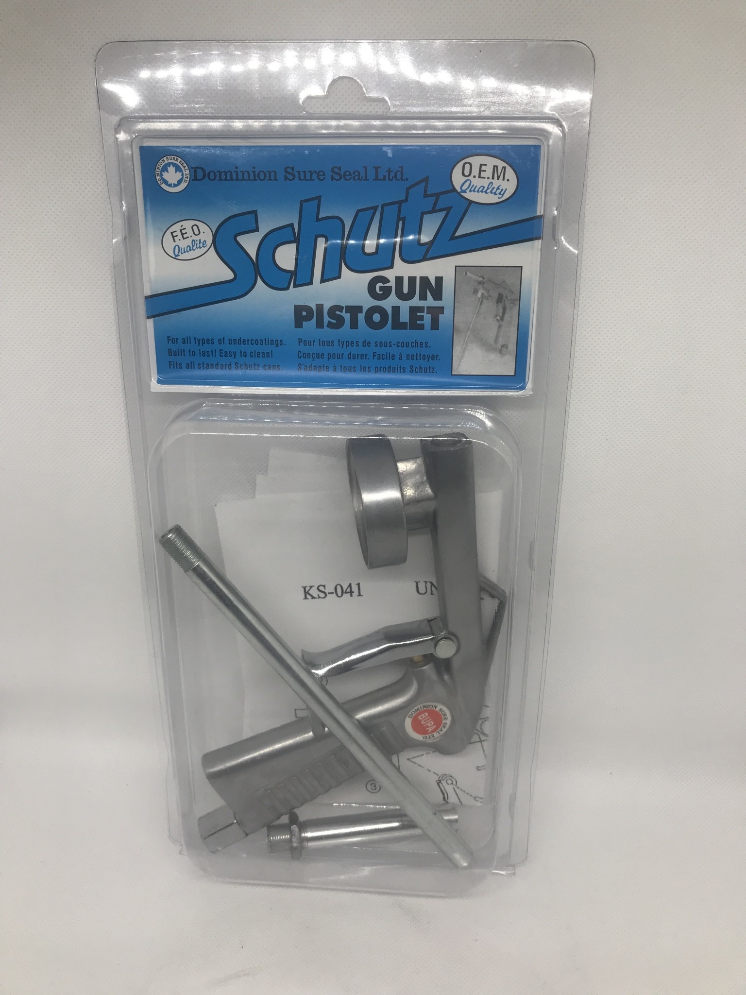 Dominion Sure Seal Schutz 0003 Gravel Guard 32oz Air Undercoating Bed Liner Shutz Applicator Gun Bupa