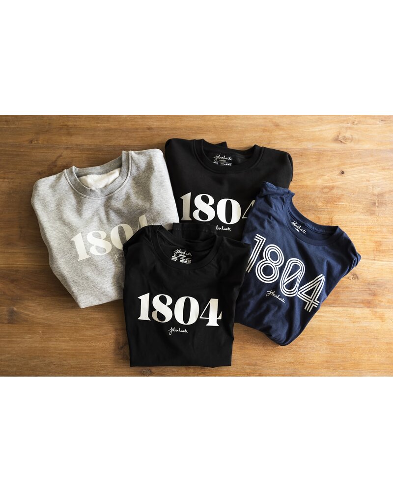 Le crewneck 1804 unisexe | noir, black