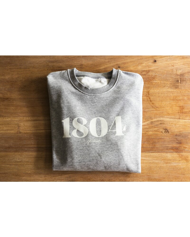 Le crewneck 1804 unisexe | gris, gray.