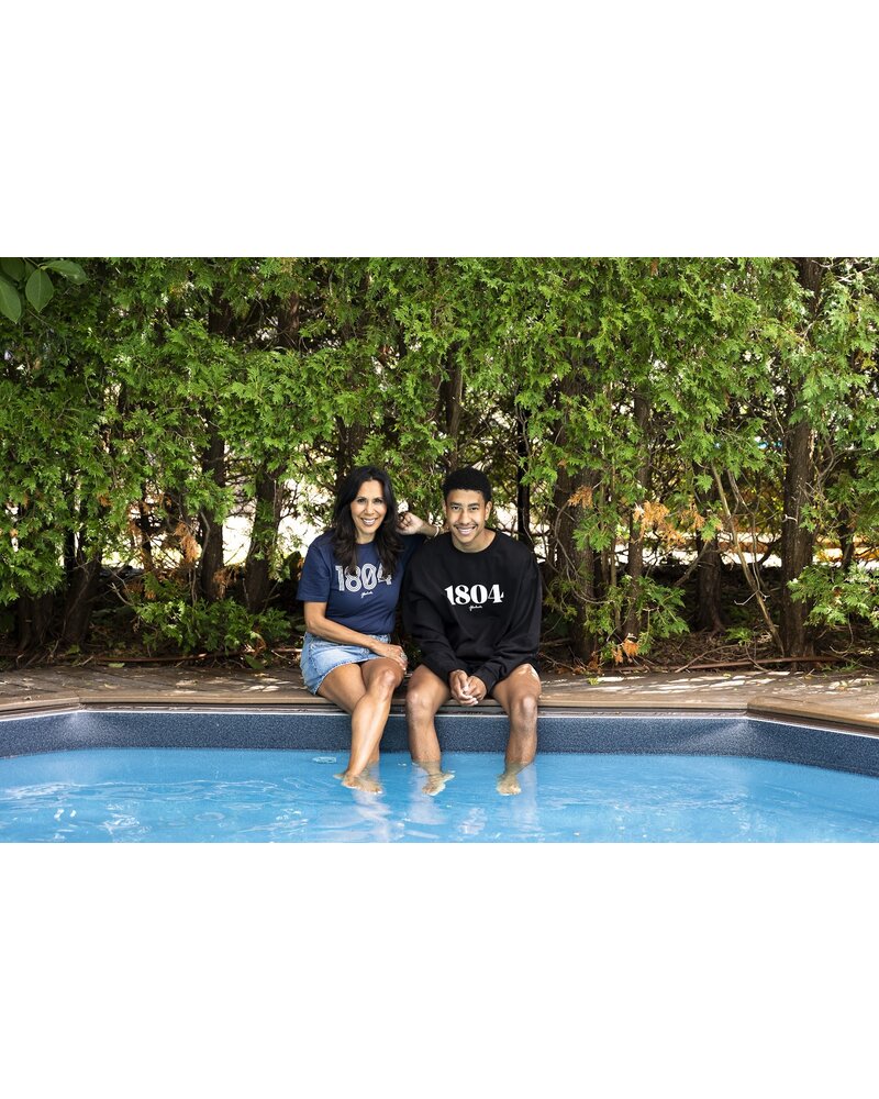 Le t-shirt 1804 bleu électrique