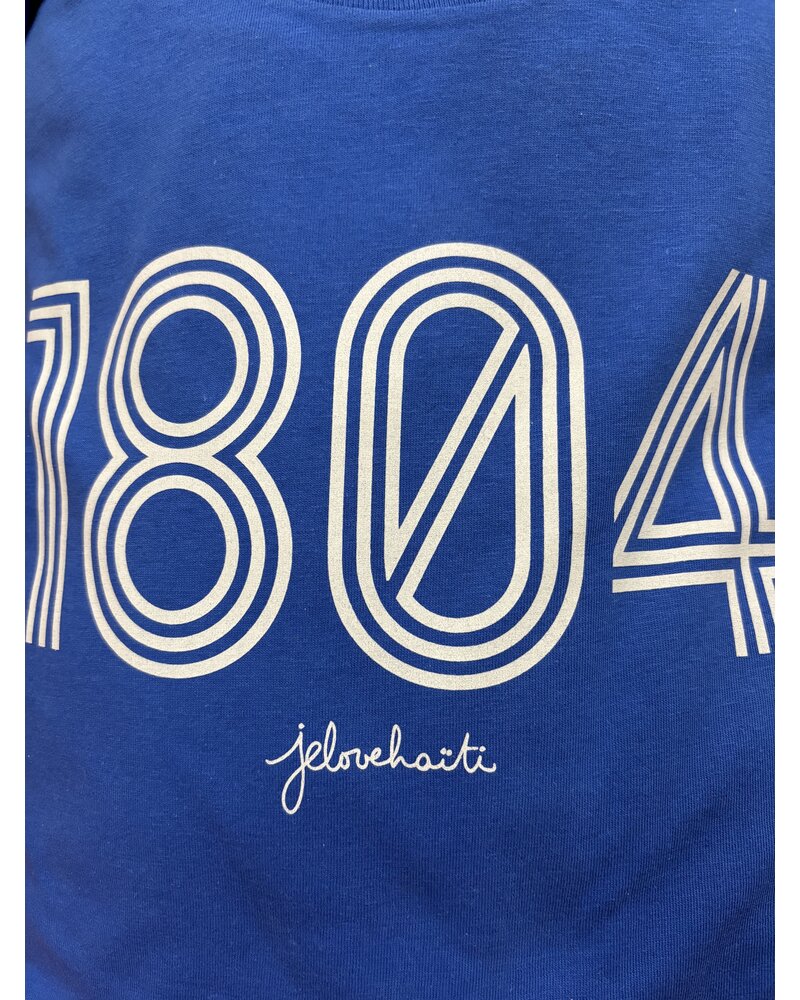 Le t-shirt 1804 bleu électrique