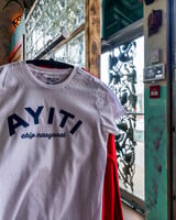 Le tee-shirt Ayiti ekip nasyonal - blanc/white