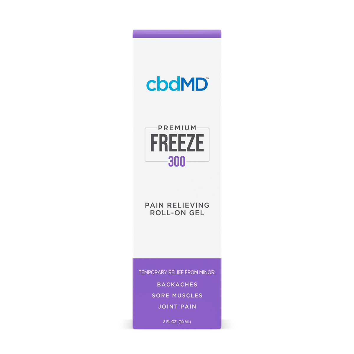 cbdMD | cbdMD FREEZE PAIN RELIEF | ROLLERS & SQUEEZE TUBES | 4 LEVELS |