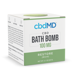 cbdMD cbdMD BATH BOMB | RESTORE   (ESSENTIAL OIL BLEND)