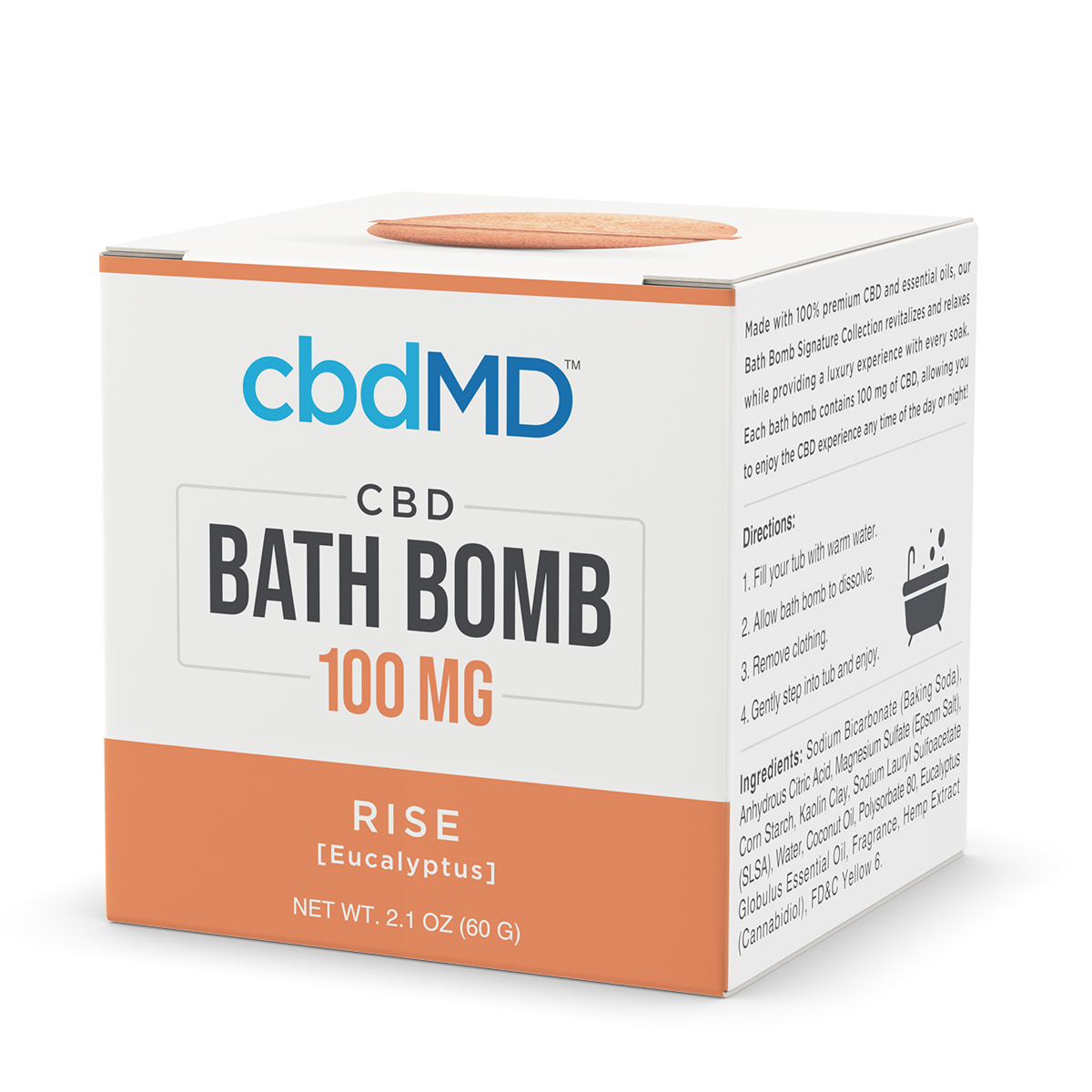 cbdMD cbdMD BATH BOMB | RISE  (EUCALYPTUS)