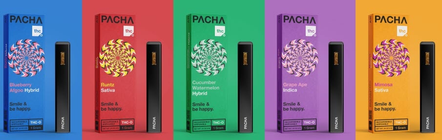 PachaMama CBD | PACHA | THCo RECHARGEABLE VAPE | 5 STRAINS |