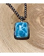 Larimar Sterling Rectangular Pendant