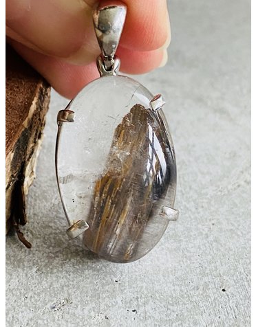 Rutilated Quartz Pendant