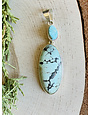 Turquoise Oval Pendant Medium