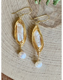 Pearl w/Gold Filled Wire Earrings