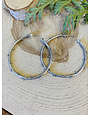 Sterling Silver Dot Branch Hoops